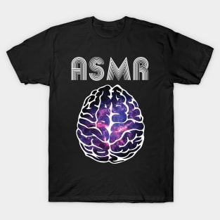 The ASMR Brain Tingles Galaxy Nebula T-Shirt